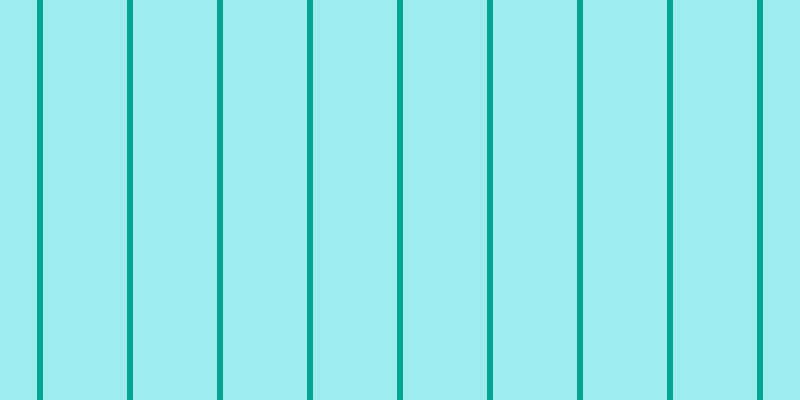 #39dee0 (50%), #04a393 vertical lines, six pixels wide, eighty-four pixels apart