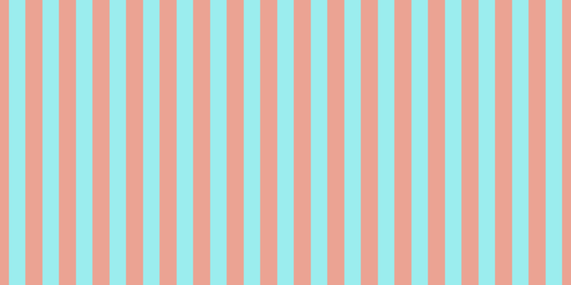 #39dee0 (50%), #eba393 vertical lines, twenty-four pixels wide, twenty-three pixels apart