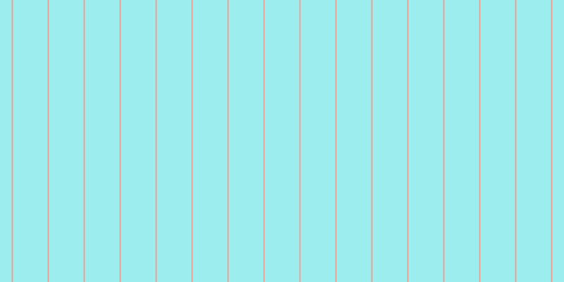 #39dee0 (50%), #eba393 vertical lines, two pixels wide, forty-nine pixels apart