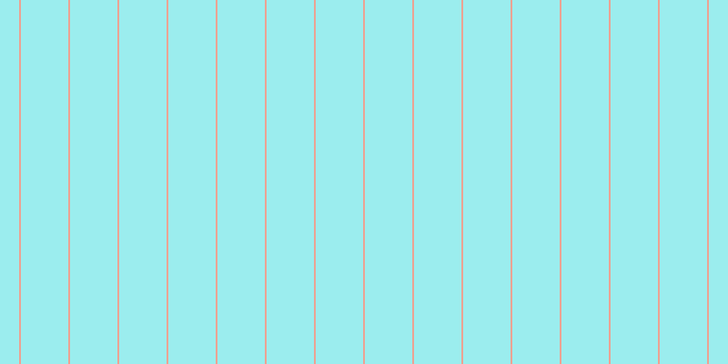 #39dee0 (50%), #eba393 vertical lines, two pixels wide, fifty-two pixels apart