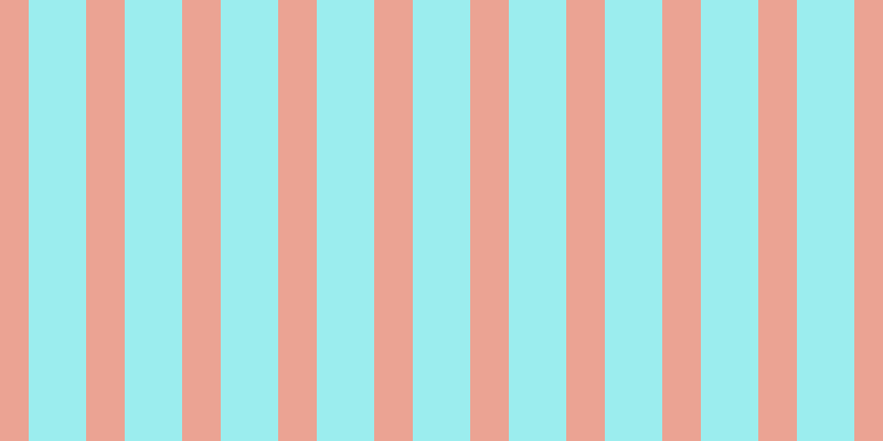 #39dee0 (50%), #eba393 vertical lines, thirty-five pixels wide, fifty-two pixels apart