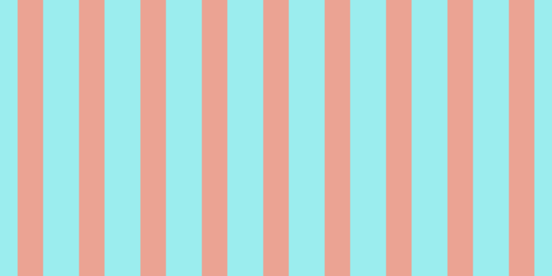 #39dee0 (50%), #eba393 vertical lines, thirty-seven pixels wide, fifty-two pixels apart