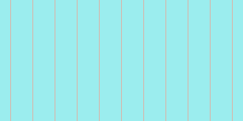 #39dee0 (50%), #eba393 vertical lines, two pixels wide, seventy-one pixels apart