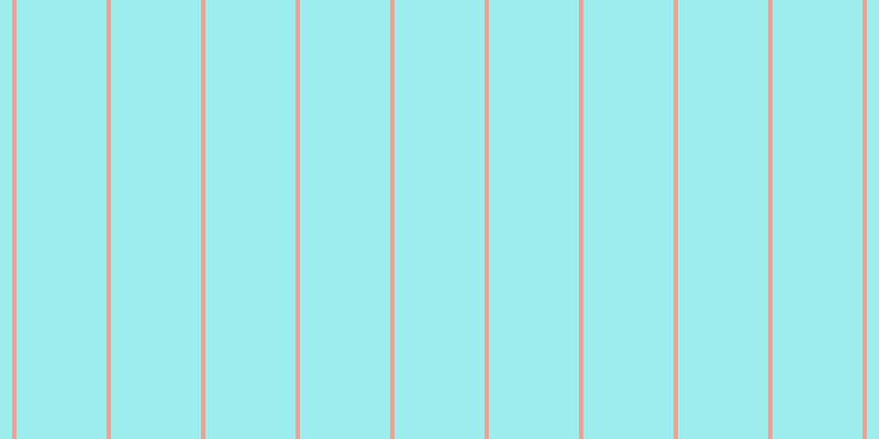 #39dee0 (50%), #eba393 vertical lines, four pixels wide, eighty-two pixels apart