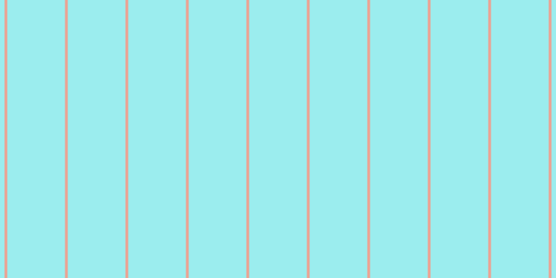 #39dee0 (50%), #eba393 vertical lines, four pixels wide, eighty-three pixels apart