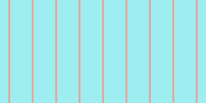 #39dee0 (50%), #eba393 vertical lines, seven pixels wide, eighty-four pixels apart
