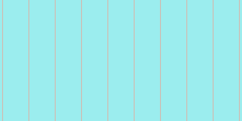 #39dee0 (50%), #eba393 vertical lines, two pixels wide, eighty-five pixels apart
