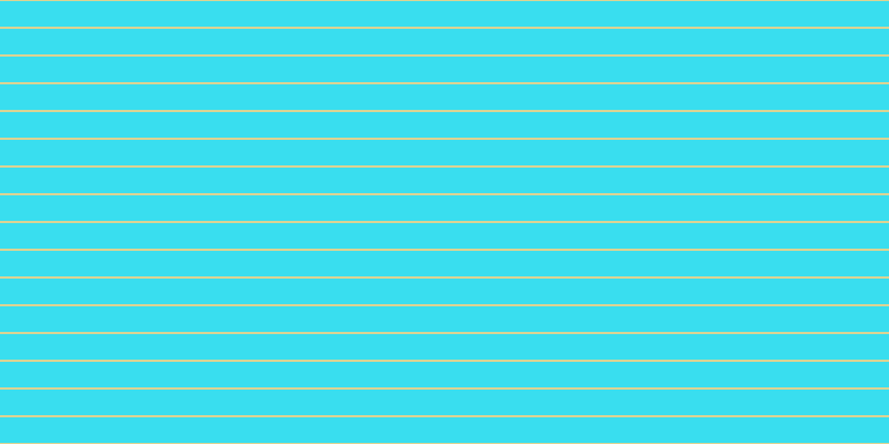 #39deef, #dbd393 horizontal lines, two pixels wide, twenty-three pixels apart