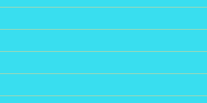 #39deef, #dbd393 horizontal lines, two pixels wide, eighty-four pixels apart