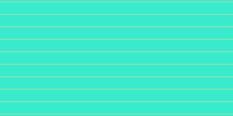 #39ebcd, #dbd393 horizontal lines, two pixels wide, forty-one pixels apart