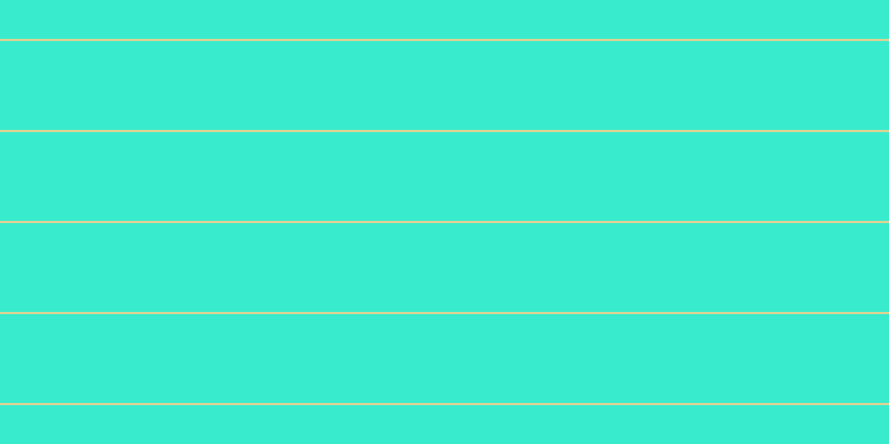 #39ebcd, #dbd393 horizontal lines, two pixels wide, eighty pixels apart