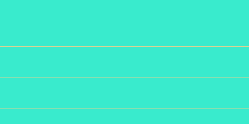 #39ebcd, #dbd393 horizontal lines, two pixels wide, ninety-nine pixels apart