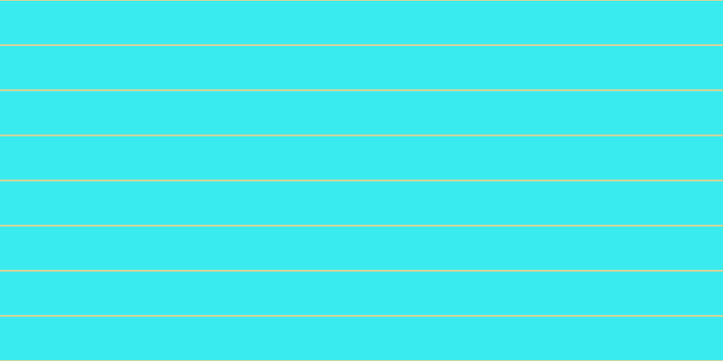 #39ebee, #dbd393 horizontal lines, two pixels wide, forty-eight pixels apart