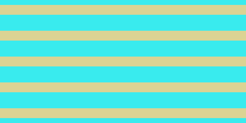 #39ebee, #dbd393 horizontal lines, thirty-two pixels wide, fifty-two pixels apart