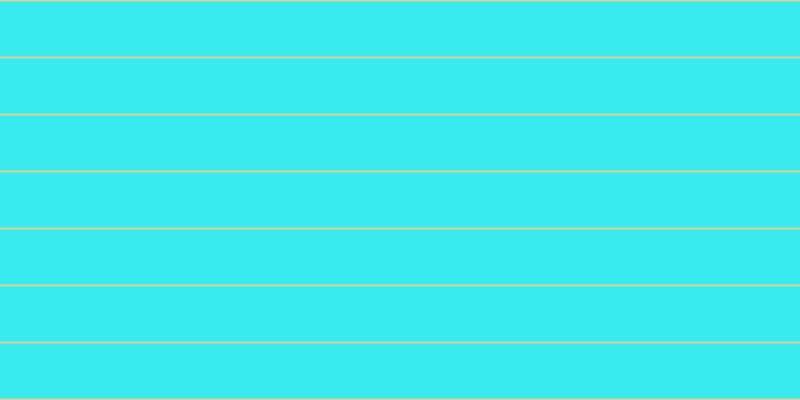 #39ebee, #dbd393 horizontal lines, two pixels wide, fifty-five pixels apart
