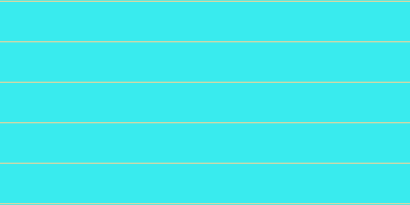 #39ebee, #fcd393 horizontal lines, two pixels wide, seventy-seven pixels apart