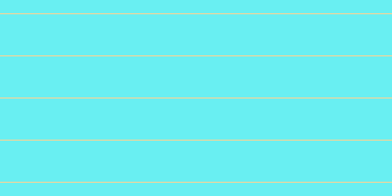 #39ebee (75%), #fcd393 horizontal lines, two pixels wide, eighty-four pixels apart