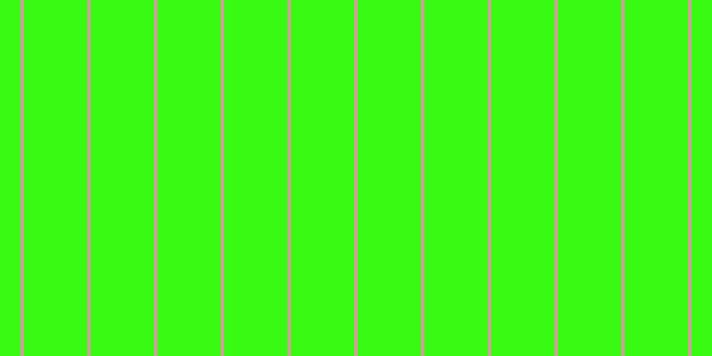 #39fa13, #caa393 vertical lines, four pixels wide, seventy-one pixels apart