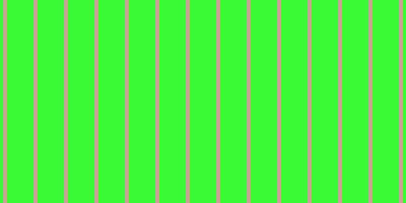#39fa34, #caa393 vertical lines, eight pixels wide, fifty-two pixels apart