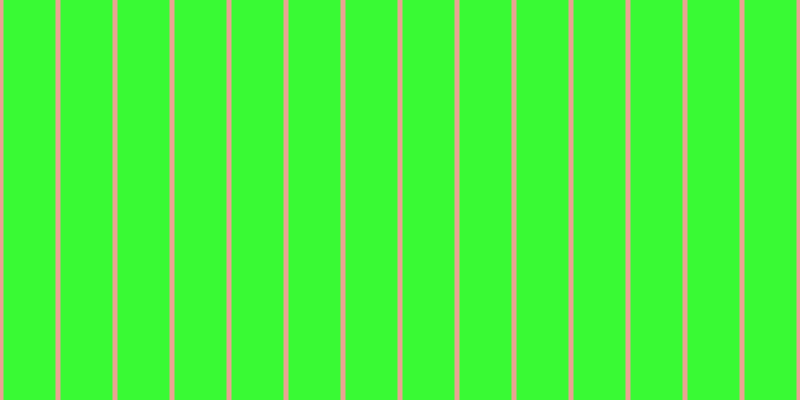 #39fa34, #eba393 vertical lines, five pixels wide, fifty-two pixels apart