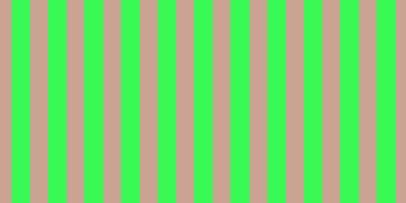 #39fa55, #caa393 vertical lines, thirty-five pixels wide, thirty-seven pixels apart