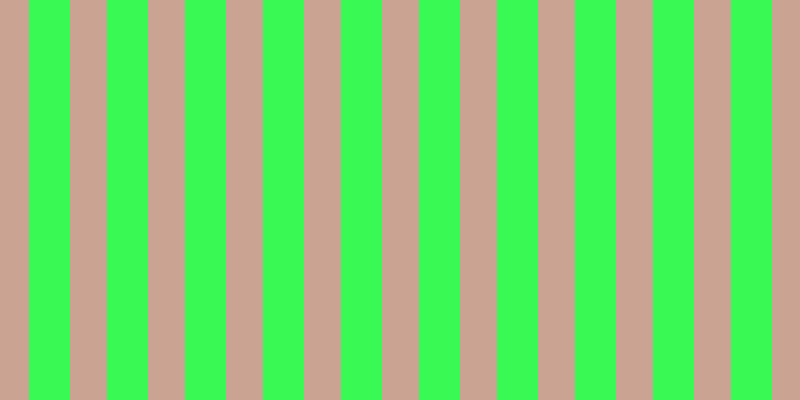 #39fa55, #caa393 vertical lines, thirty-seven pixels wide, forty-one pixels apart
