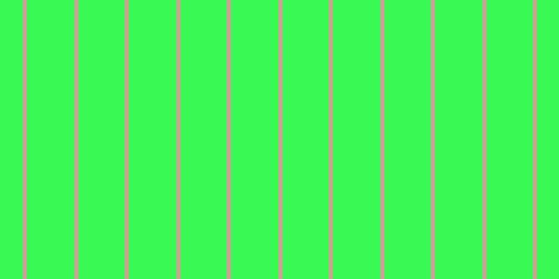 #39fa55, #caa393 vertical lines, six pixels wide, sixty-seven pixels apart