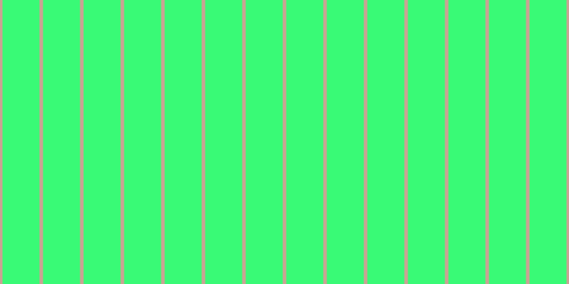 #39fa76, #caa393 vertical lines, five pixels wide, fifty-two pixels apart