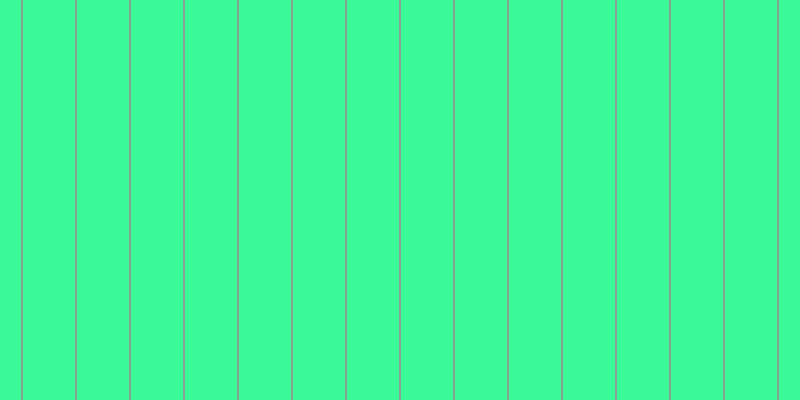 #39fa97, #88a393 vertical lines, two pixels wide, fifty-two pixels apart