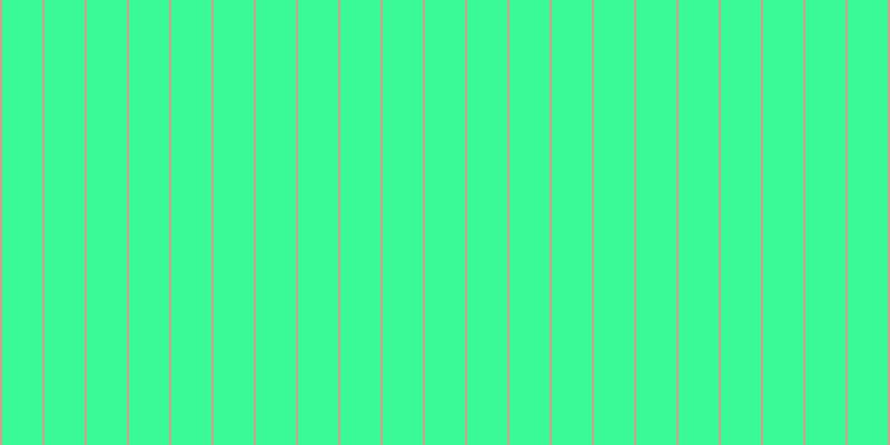 #39fa97, #caa393 vertical lines, two pixels wide, thirty-six pixels apart