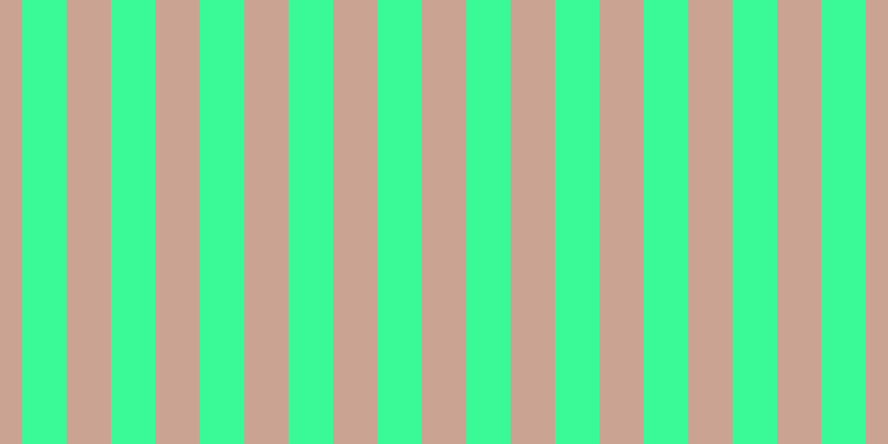 #39fa97, #caa393 vertical lines, forty pixels wide, forty pixels apart