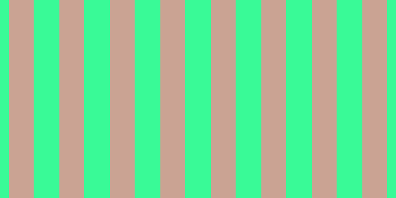 #39fa97, #caa393 vertical lines, fifty pixels wide, fifty-two pixels apart
