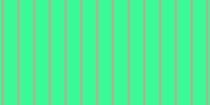 #39fa97, #caa393 vertical lines, eight pixels wide, fifty-two pixels apart