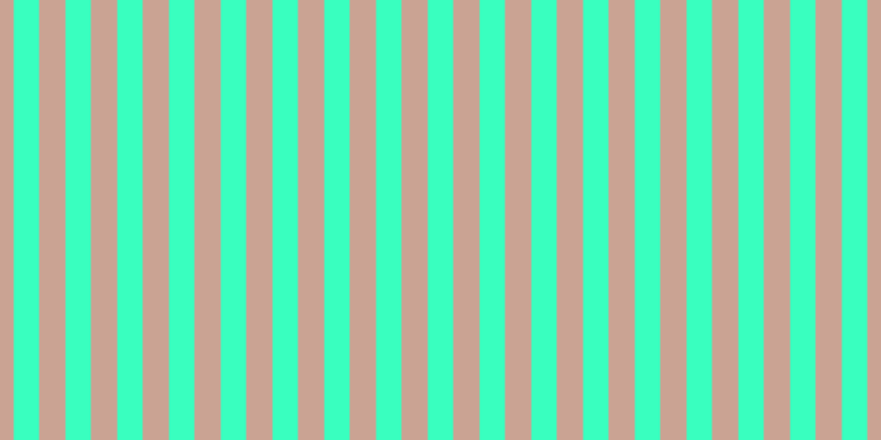 #39ffbf, #caa393 vertical lines, twenty-four pixels wide, twenty-three pixels apart
