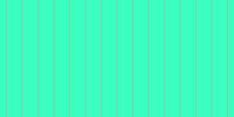 #39ffbf, #caa393 vertical lines, two pixels wide, fifty-two pixels apart