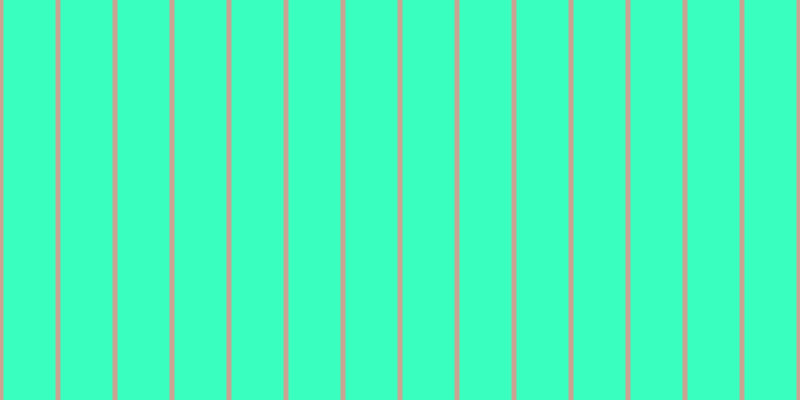 #39ffbf, #caa393 vertical lines, five pixels wide, fifty-two pixels apart