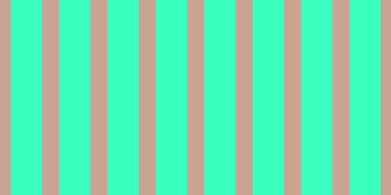 #39ffbf, #caa393 vertical lines, thirty-five pixels wide, sixty-four pixels apart