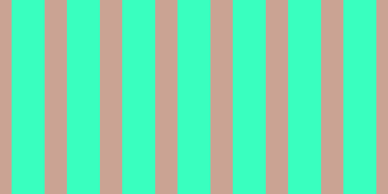 #39ffbf, #caa393 vertical lines, forty-six pixels wide, sixty-eight pixels apart