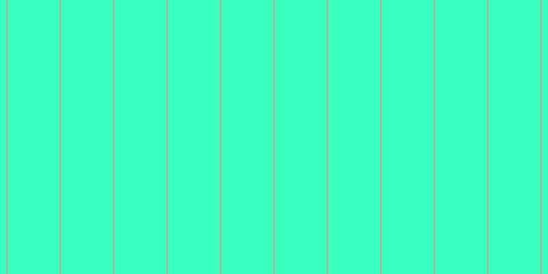 #39ffbf, #caa393 vertical lines, two pixels wide, seventy-six pixels apart