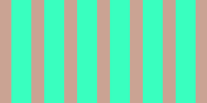 #39ffbf, #caa393 vertical lines, fifty pixels wide, seventy-seven pixels apart