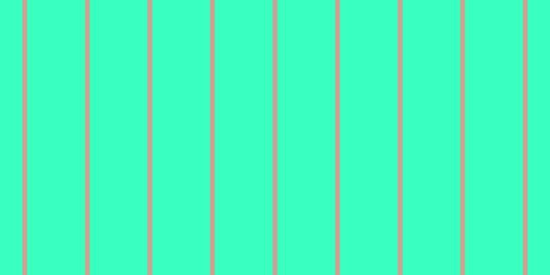 #39ffbf, #caa393 vertical lines, seven pixels wide, eighty-four pixels apart