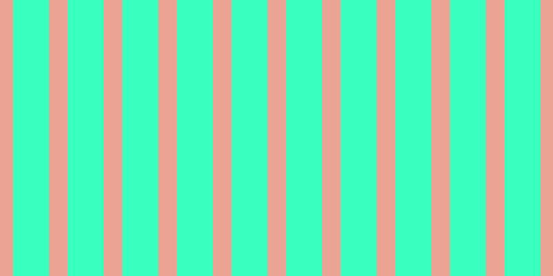 #39ffbf, #eba393 vertical lines, twenty-seven pixels wide, fifty-two pixels apart