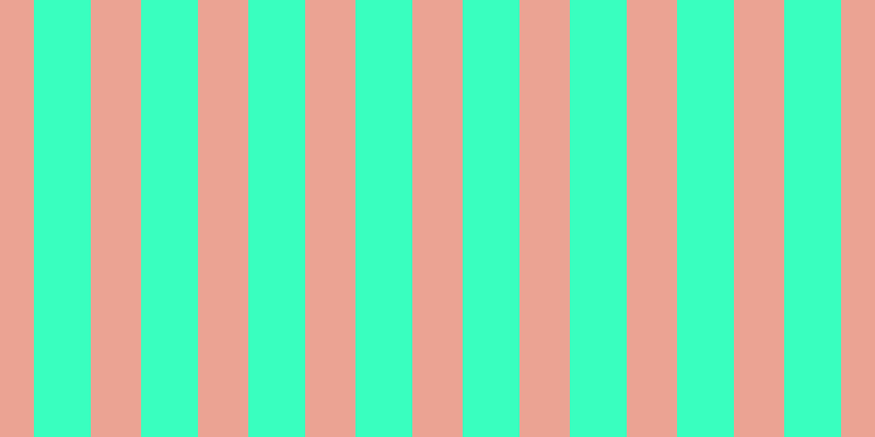 #39ffbf, #eba393 vertical lines, forty-six pixels wide, fifty-two pixels apart