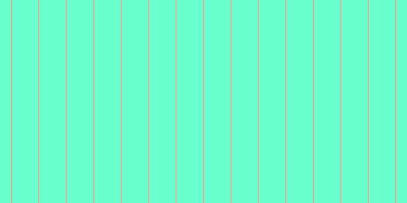 #39ffbf (75%), #eba393 vertical lines, two pixels wide, fifty-two pixels apart