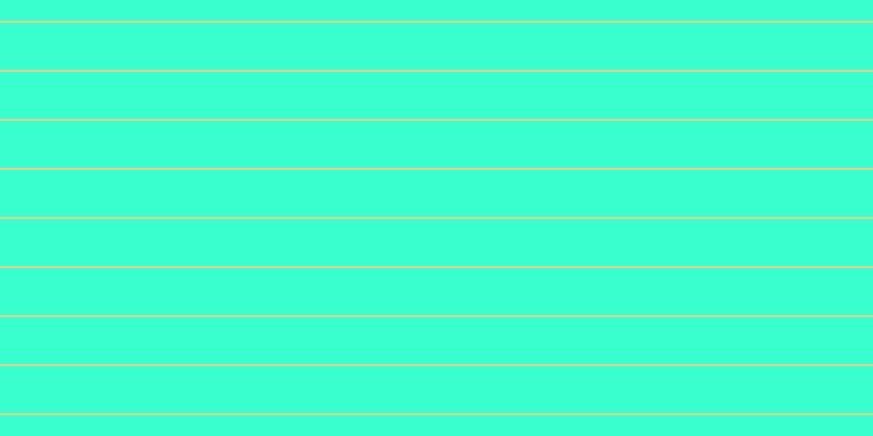 #39ffce, #dbd393 horizontal lines, two pixels wide, forty-three pixels apart