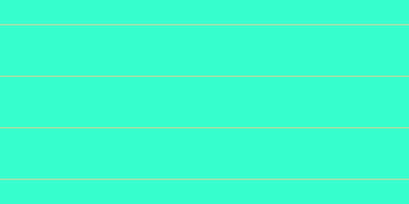 #39ffce, #dbd393 horizontal lines, two pixels wide, ninety-nine pixels apart