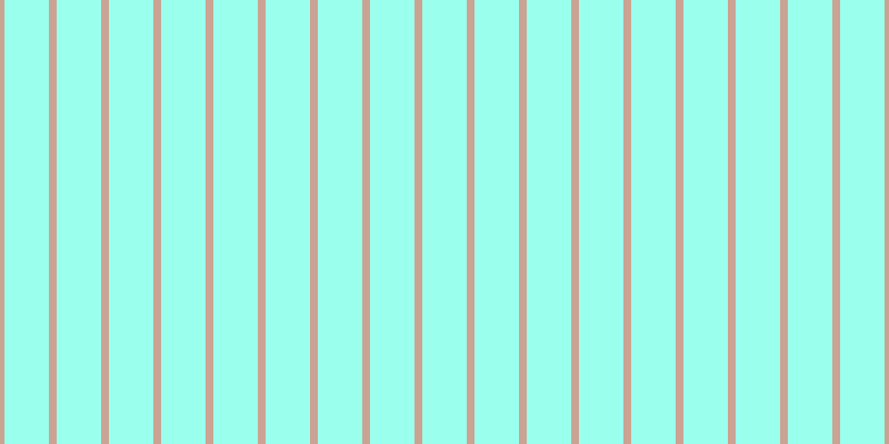 #39ffe0 (50%), #caa393 vertical lines, seven pixels wide, forty pixels apart