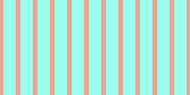 #39ffe0 (50%), #eba393 vertical lines, twenty pixels wide, fifty-two pixels apart