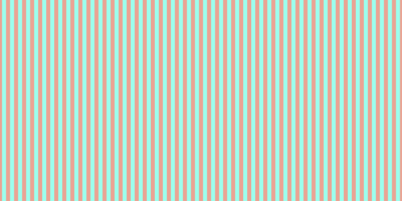 #39ffe0 (50%), #eba393 vertical lines, eight pixels wide, eight pixels apart