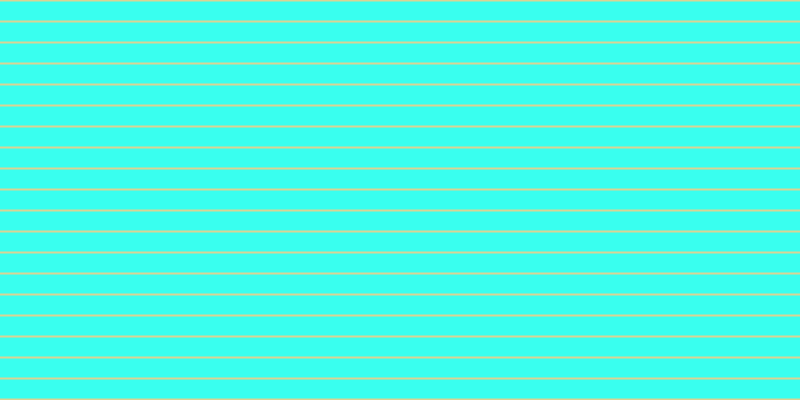 #39ffef, #dbd393 horizontal lines, two pixels wide, nineteen pixels apart